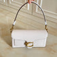 Authentic Coa*h Tabb* Shoulder Bag 26 Brass Chalk