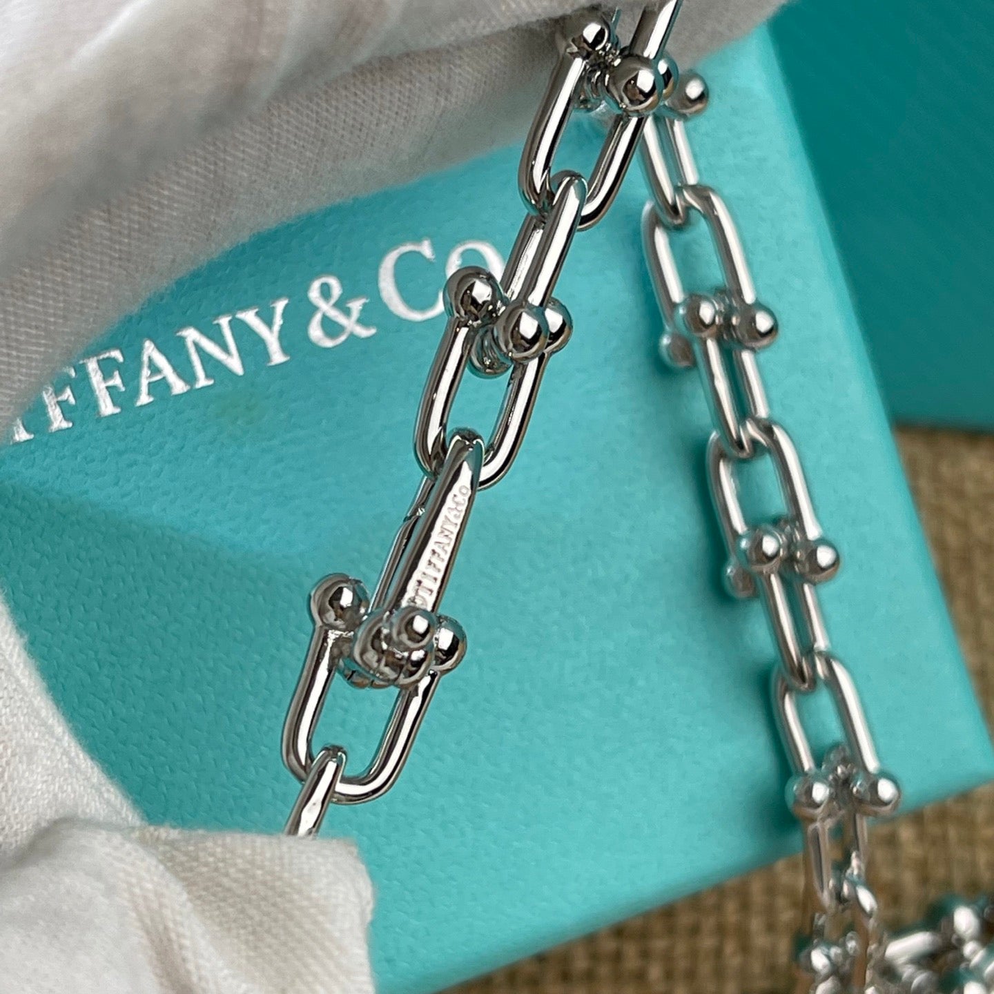 Tiffa*y & Co Link Necklace
