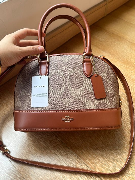 Sabrina Satchel Bag In Signature Canvas