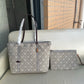 Authentic Tor* Bur*h TB Monogram Zip Tote Bag