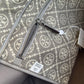 Authentic Tor* Bur*h TB Monogram Zip Tote Bag