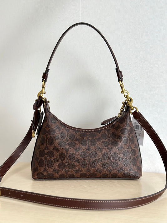 Authentic C*oach Canvas Juliet Small Shoulder Bag 25