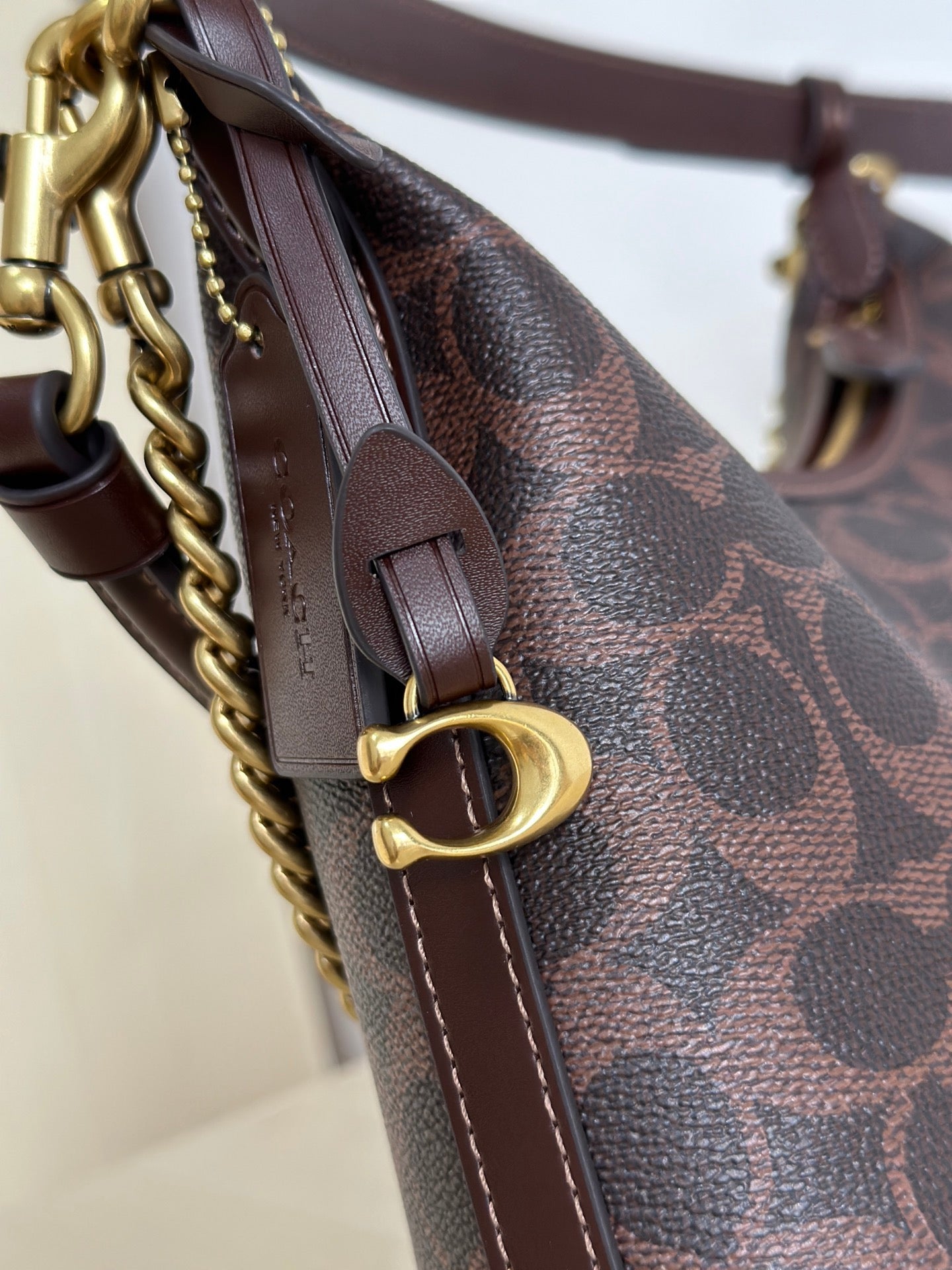 Authentic C*oach Canvas Juliet Small Shoulder Bag 25