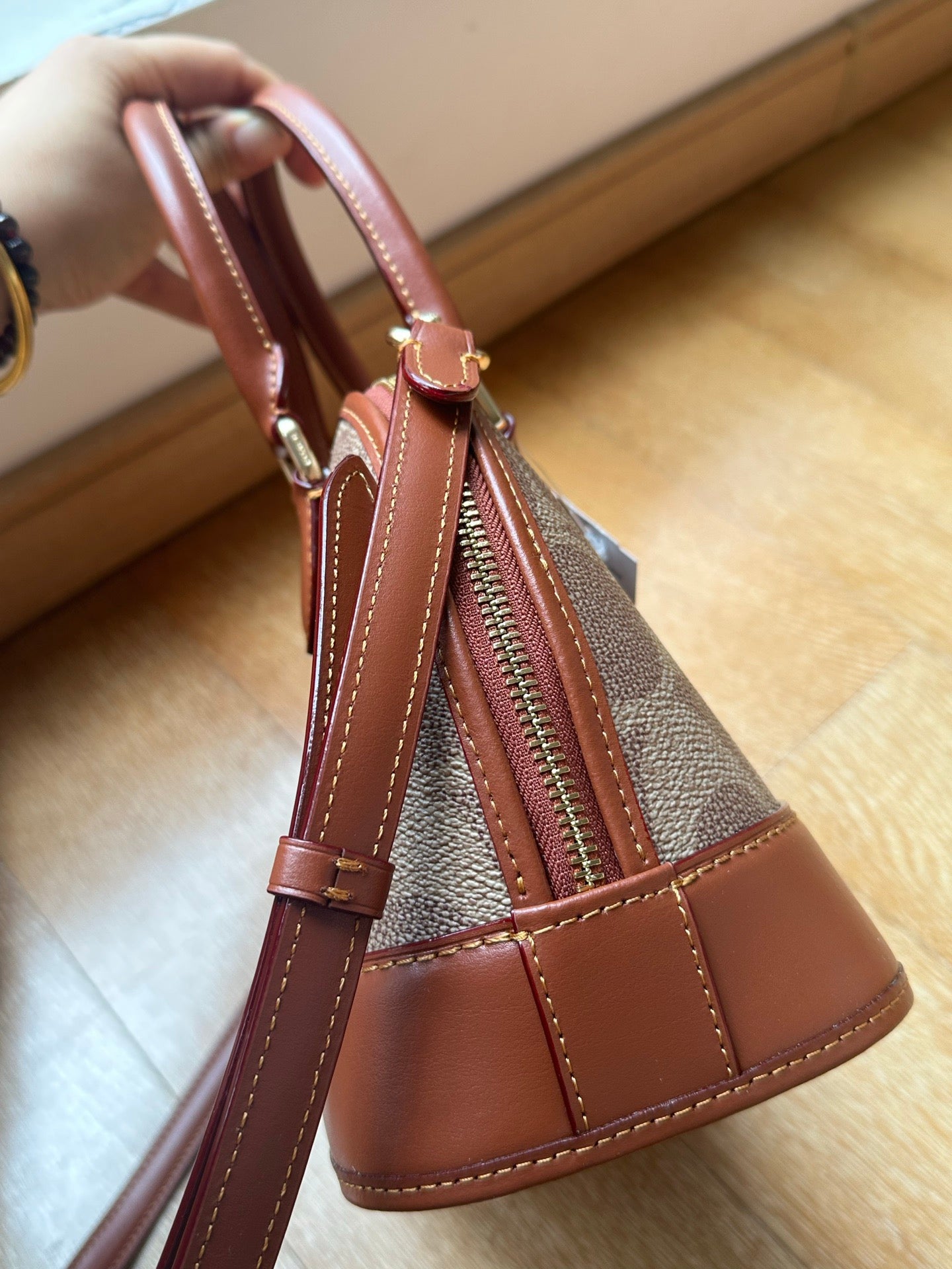 Sabrina Satchel Bag In Signature Canvas