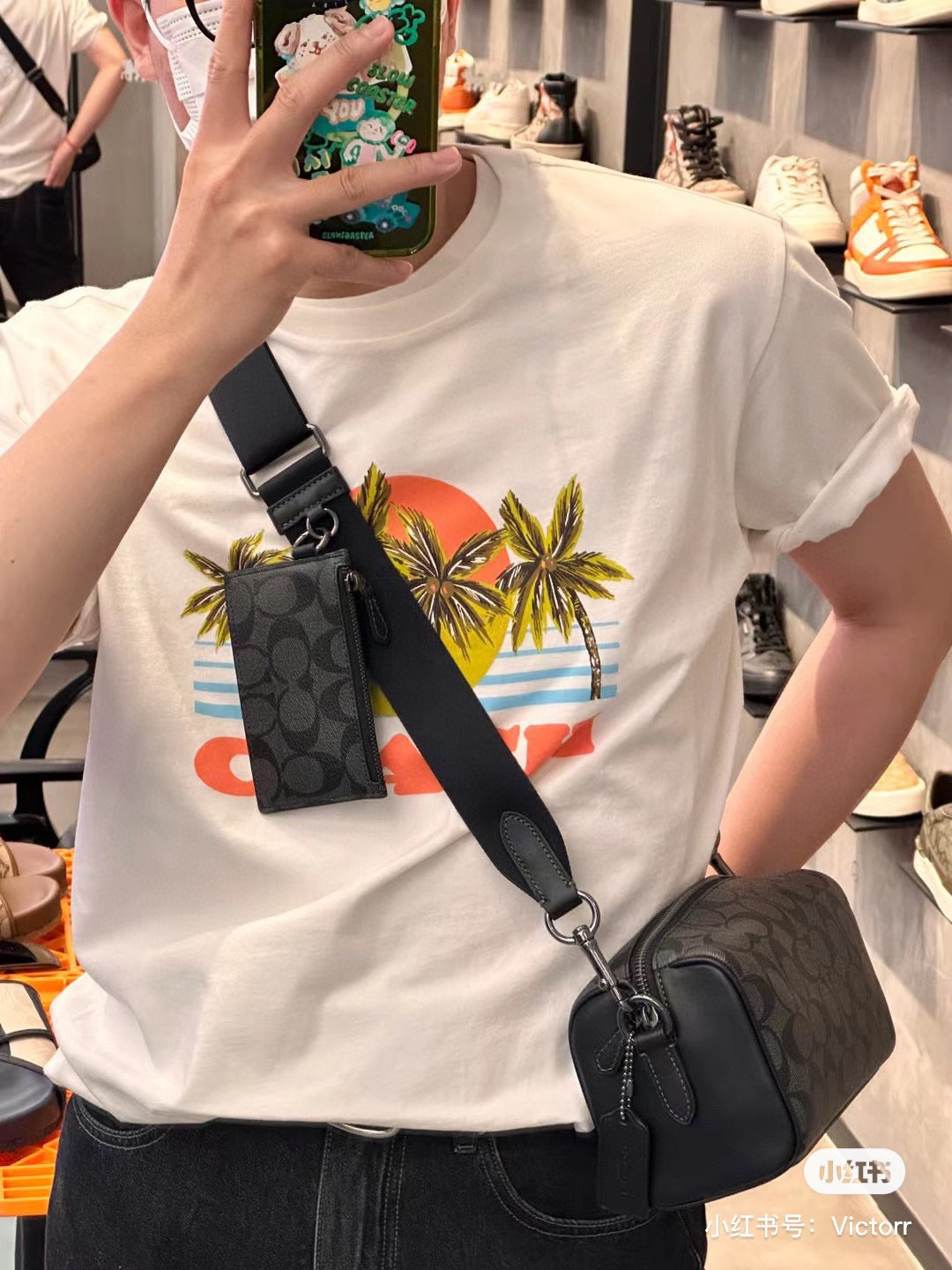 Authentic Co*ch Crossbody Bag
In Signature Canvas