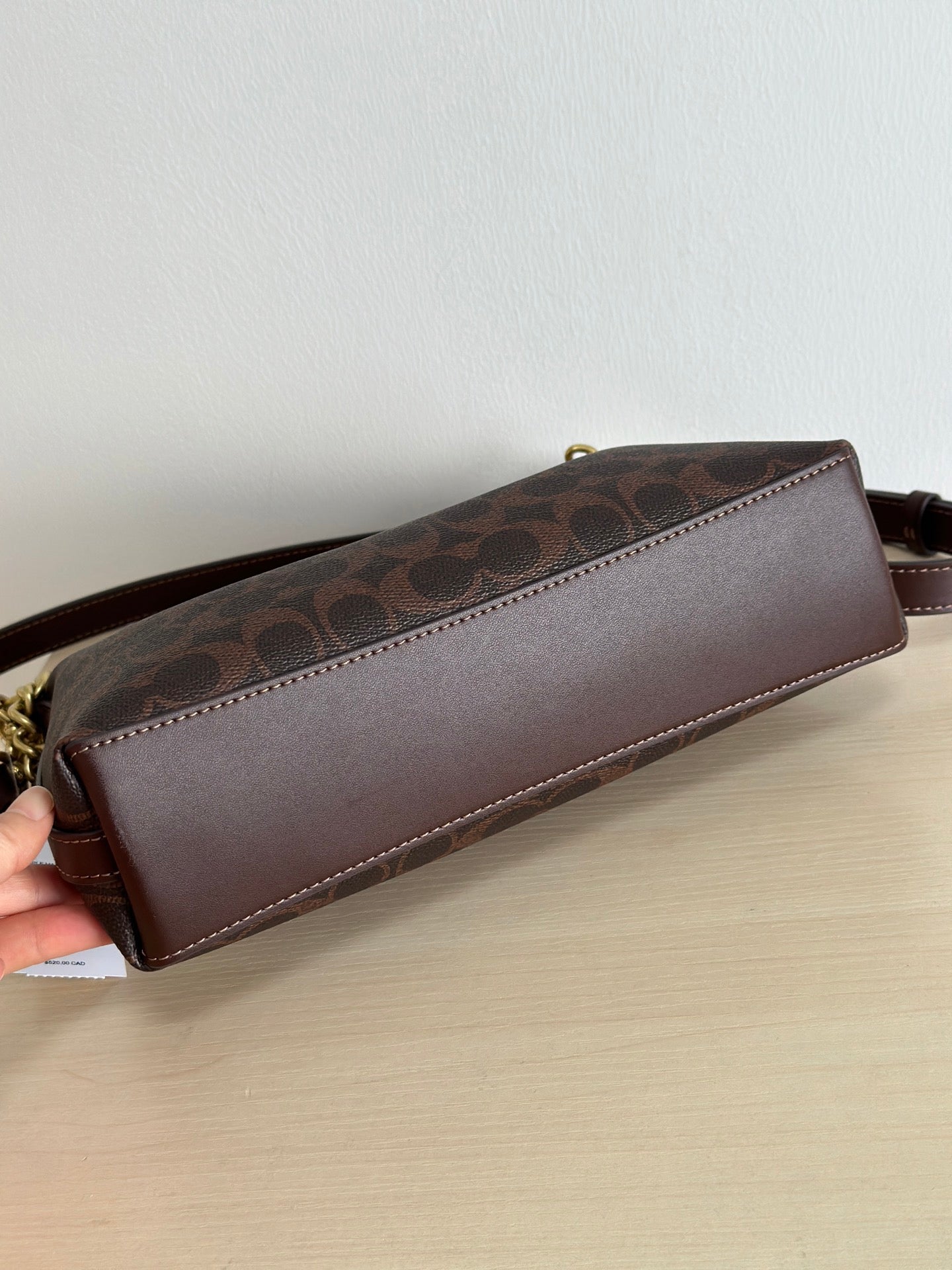 Authentic C*oach Canvas Juliet Small Shoulder Bag 25